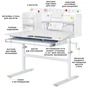 Парта Evo-kids TH-230 Grey (TH-230 W/G) - зменшене зображення 2
