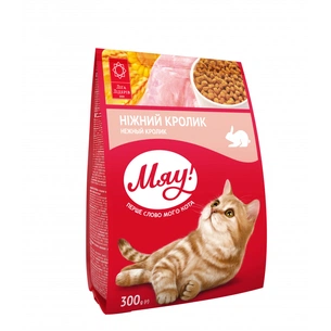 Сухий корм для кішок Мяу! з кроликом 300 г (4820215364546) зображення 1