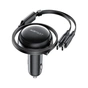 Зарядний пристрій Acefast 3xUSB 53W (2xUSB-C+USB-A) + cable USB-C 2in1 B13 (6974316282921) - зменшене зображення 2