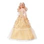 Лялька Barbie колекційна Святкова в розкішній золотистій сукні (HJX04) - зменшене зображення 2