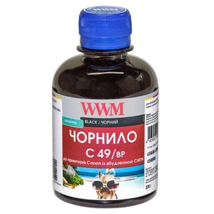 Чорнило WWM CANON GI-490 200г Black Pigmented (C49/BP) зображення 1