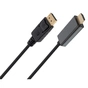 Кабель мультимедійний Display Port to HDMI 1.8m v1.4/v2.1 4K120/8K60 Vinga (VCPDP14HI211.8) - зменшене зображення 3