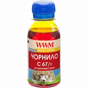 Чорнило WWM Canon PFI-107 100г Yellow PFI-107Y (C67/Y-2) зображення 1
