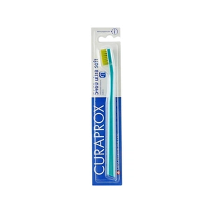 Зубна щітка Curaprox CS 5460 Ultra Soft Ультрам'яка D 0.10 мм Бірюзова із салатовою щетиною (CS 5460-29) зображення 1