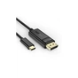 Кабель мультимедійний USB-C to DisplayPort 1.8m 4K 60Hz Choetech (XCP-1801BK) - уменьшенное изображение 3