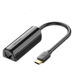 Перехідник USB-C to RJ45 Ethernet 1000Mbps Vention (CFBBB) изображение 1