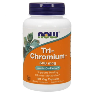 Мінерали Now Foods Хром 500 мкг, Tri-Chromium, 180 вегетарианских капсул (NF1426) зображення 1