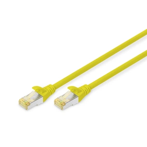 Патч-корд Digitus 1м, CAT 6a S-FTP, AWG 26/7, Cu, LSZH, yellow (DK-1644-A-010/Y) изображение 1