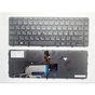 Клавіатура ноутбука HP ProBook 430 G3/440 G3/445 G3 чорна з чорною рамкою та підсвіткою UA (A43956) - зменшене зображення 1