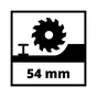 Дискова пила Einhell TE-CS 18/165-1LI - Solo PXC 18V, 165х20 мм, 2.6кг (без АКБ та ЗП) (4331207) - зменшене зображення 11