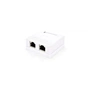 Комп'ютерна розетка RJ45x2 FTP, 8P8C, cat.5 Ritar (StR-FTP/8P8CRJ45-2 / 01994) - зменшене зображення 1