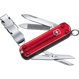 Ніж Victorinox NailClip 580 Transparent Red (0.6463.T) зображення 1