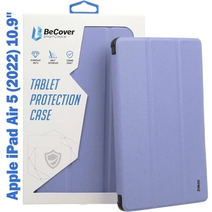 Чохол до планшета BeCover TPU Edge mount Pencil Apple iPad Air 5 (2022) 10.9" Purple (708774) зображення 1