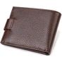 Портмоне Canpellini З натуральної зернистої шкіри Коричневе (21881) - зменшене зображення 2