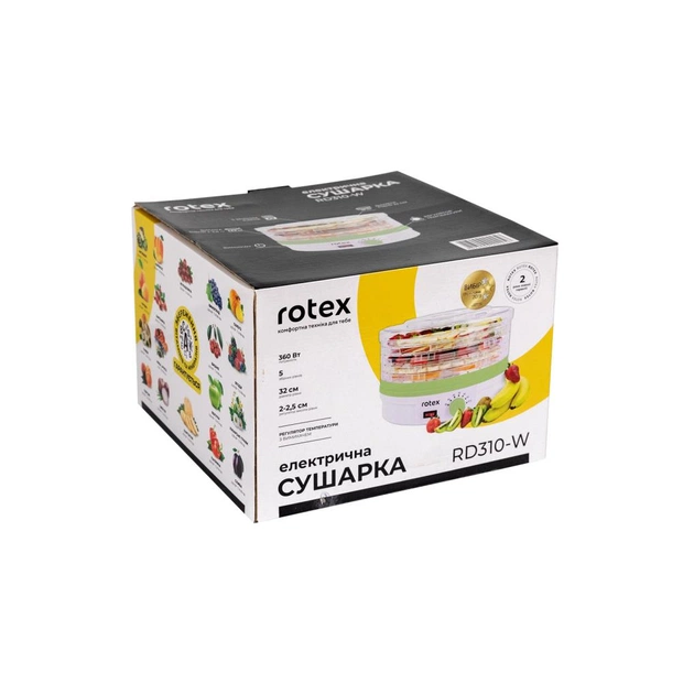 Сушка для овочів та фруктів Rotex RD310-W - picture 5