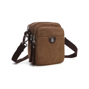 Сумка Vintage Текстильна Коричнева (20163) зображення 1