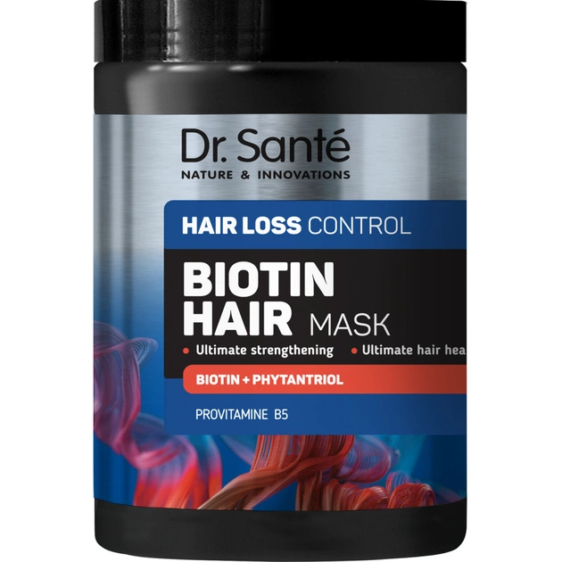 Маска для волосся Dr. Sante Biotin Hair Loss Control 1000 мл (8588006040616) - изображение 1