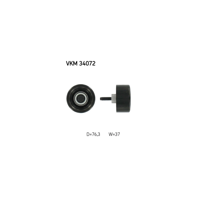 Ролик натягувача ременя SKF VKM 34072 - зображення 1