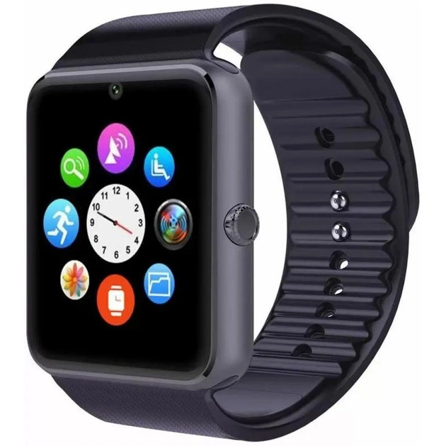 Смарт-годинник UWatch Smart GT08 Black (F_47463) - зображення 1