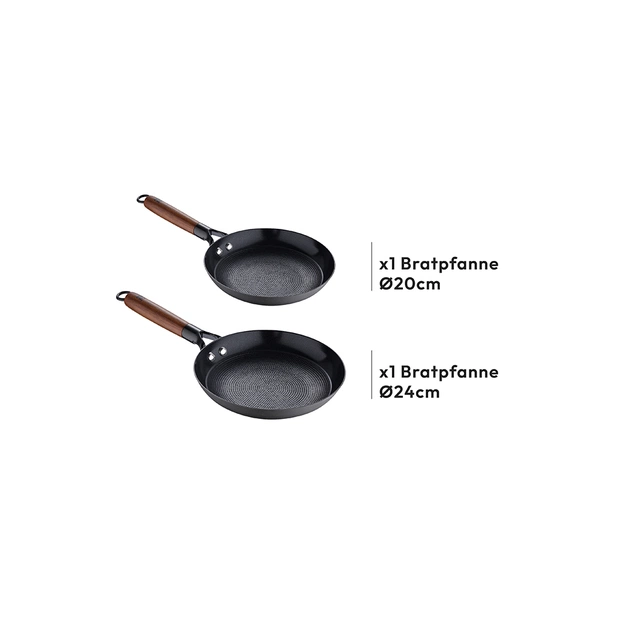 Набір сковорідок MasterPro Odin, 20/24 см чавун (BGKIT-0083) - picture 3