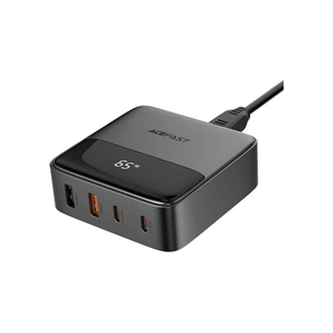 Зарядний пристрій Acefast 4xUSB 65W (2xUSB-C + 2xUSB-A) Gan Z6 Fast Charger (6974316283324) зображення 1