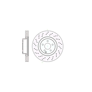 Гальмівний диск REMSA 61032.10 зображення 1