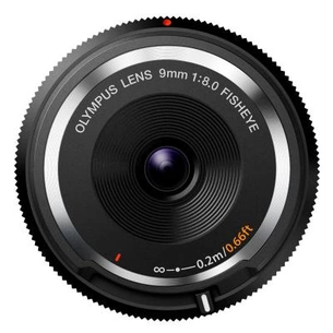 Об'єктив Olympus BCL-0980 Fish-Eye Body Cap Lens 9mm 1:8.0 Black (V325040BW000) зображення 1
