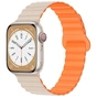 Ремінець до смарт-годинника Drobak Silicone Magnetic Link для Apple Watch All Series Ultra 2 49/45/44/42mm Starlight orange (898931) - зменшене зображення 1