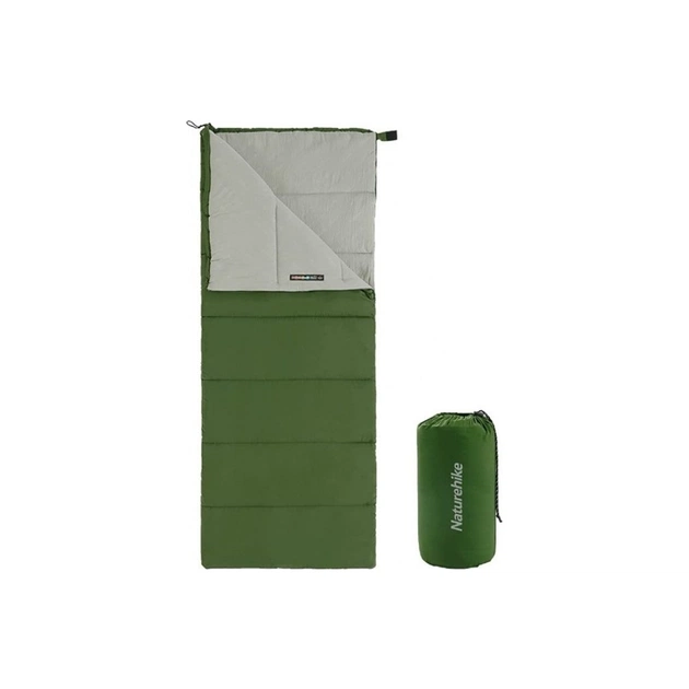 Спальний мішок Naturehike F150 NH22MSD05, правий зелений (6927595797754-R) - зображення 1