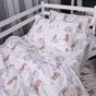 Постельное белье MirSon 010 Teddy ballons Фланель 2x143x210 Семейный (2200009654138) - уменьшенное изображение 2