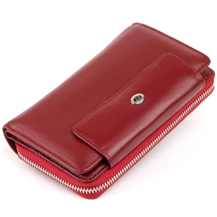Гаманець ST Leather Зі шкіри Бордовий (19341) изображение 1