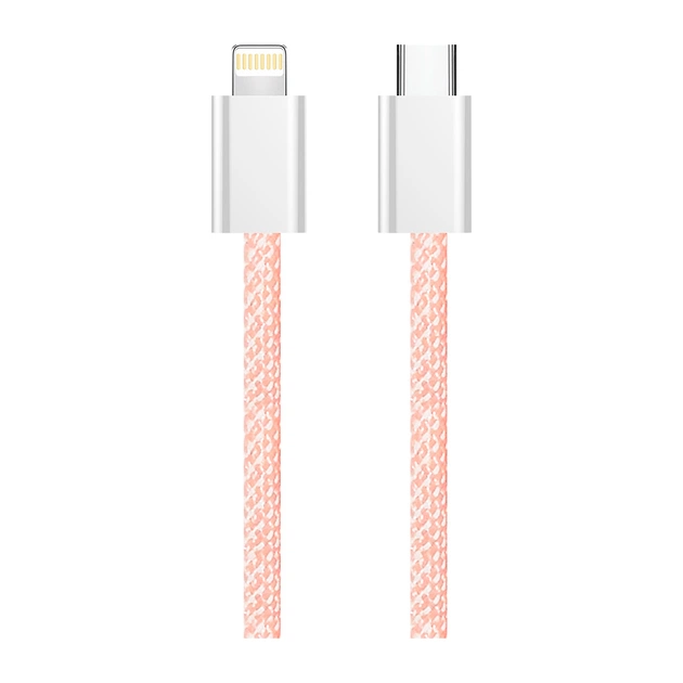 Дата кабель USB-C to Lightning 1.0m 27W pink ColorWay (CW-CBPDCL061-P) - picture 7
