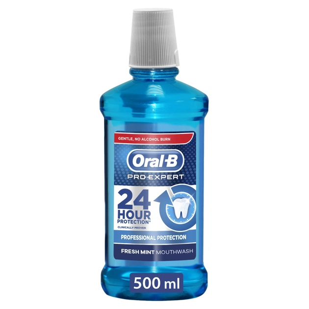 Ополіскувач для порожнини рота Oral-B Pro-Expert Professional Protection Свіжа М'ята 500 мл (4015600572969) - изображение 1