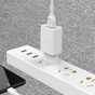 Зарядний пристрій SkyDolphin SC36L (1USB, 2.4A) White (MZP-000116) + кабель Lightning - зменшене зображення 5