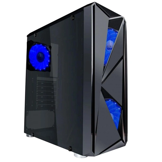 Корпус 1stPlayer F4-3A1-15LED BLUE - изображение 1
