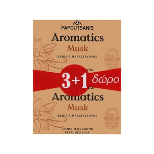 Тверде мило Aromatics Білий мускус 4 x 100 г (5201109002666) зображення 1