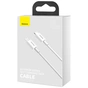 Дата кабель USB-C to Lightning 2.0m 20W white Baseus (CATLYS-C02) - уменьшенное изображение 4