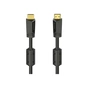 Кабель мультимедійний HDMI to HDMI 10.0m 4K Ethernet Gold Black Hama (00205009) - зменшене зображення 1
