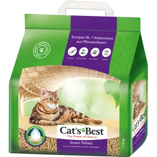 Наповнювач для туалету Cats Best Smart Pellets Деревний грудкувальний 5 кг (10 л) (4002973000885) зображення 1