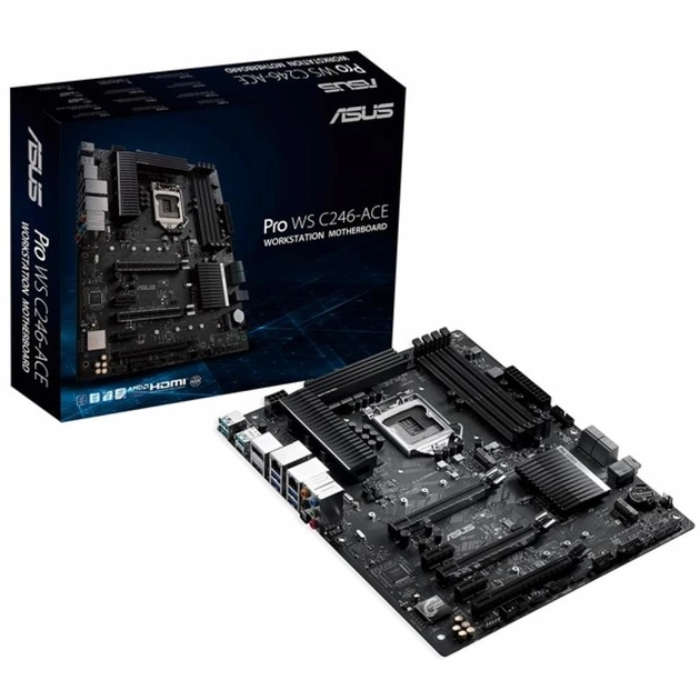 Серверна материнська плата ASUS Pro WS C246-ACE (PRO_WS_C246-ACE) - зображення 1