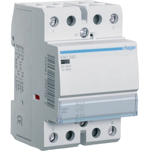 Автоматичний вимикач Hager 40 A 230V 2NO 3P (A) (ESC240) picture 1