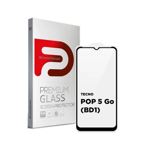 Скло захисне Armorstandart Full Glue TECNO POP 5 Go (BD1) Black (ARM65314) зображення 1