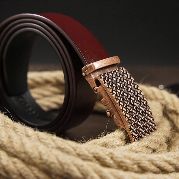 Ремінь Vintage Чоловічий Коричневий (20265) - зображення 9