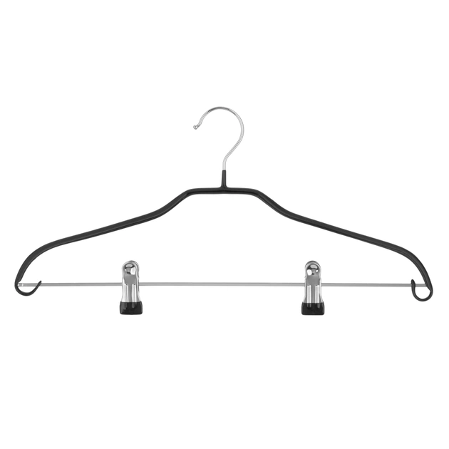 Плічка Ardesto Металеві з ПВХ покриттям З прищіпками Чорні 42 см 2 шт. (ARHC2802BC) - picture 3