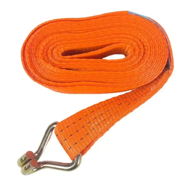 Стяжний ремінь Poputchik кінцевий з гаками 0,8 т.6м (29-502-IS) - picture 1