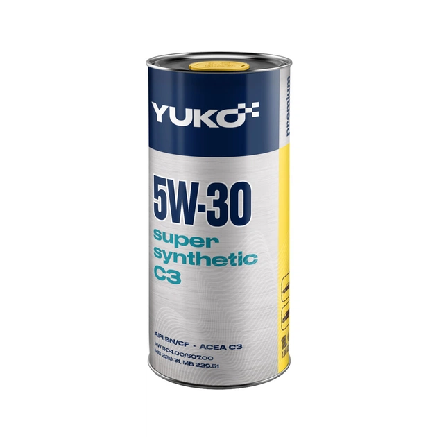 Моторное масло Yuko SUPER SYNTHETIC C3 5W-30 1л (4820070245653) - изображение 1