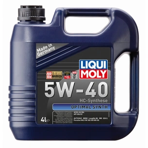 Моторна олива Liqui Moly Optimal Synth 5W-40 4л (LQ 3926) зображення 1
