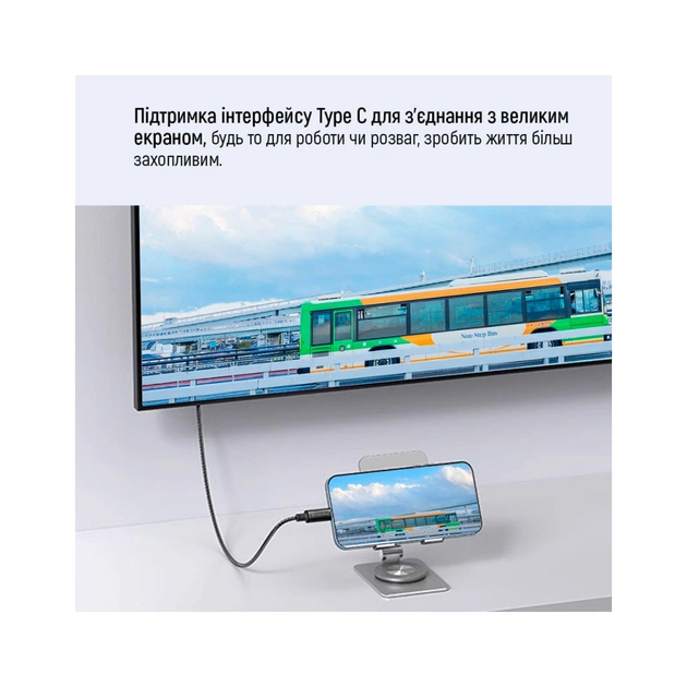 Дата кабель USB-C to USB-C 1.0m USB3.2 (20Gbps 4K PD100W) Gen2 5А black ColorWay (CW-CBPDCC062-BK) - picture 10