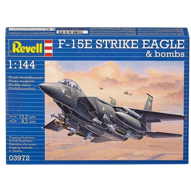 Збірна модель Revell Винищувач F-15E Strike Eagle & Bombs 1:144 (3972) - изображение 1