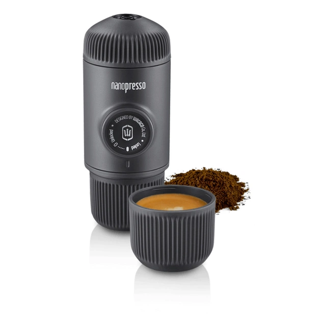 Кавоварка кемпінгова Wacaco Nanopresso з чохлом сіра (WNANOGRcase) - picture 2